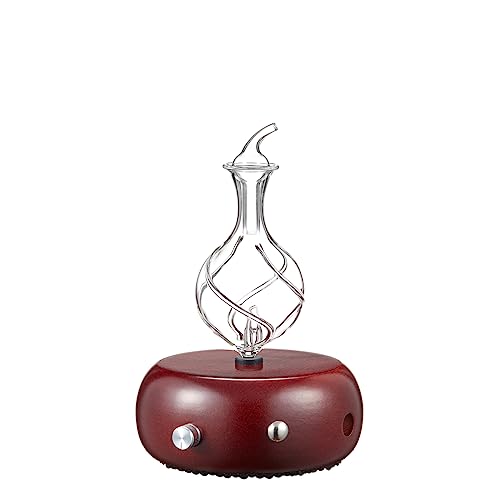 Nebulizing Pure Essential Oil Aromatherapy Diffuser, Premium Home & Professional Use, No Heat, No Water, No Plastic – Dark Radiance by Organic Aromas